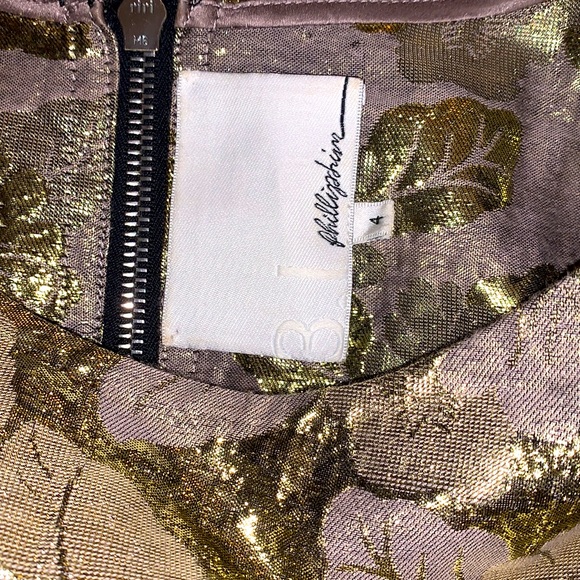 Metallic Gold Phillip Lim Dress - Picture 4 of 9